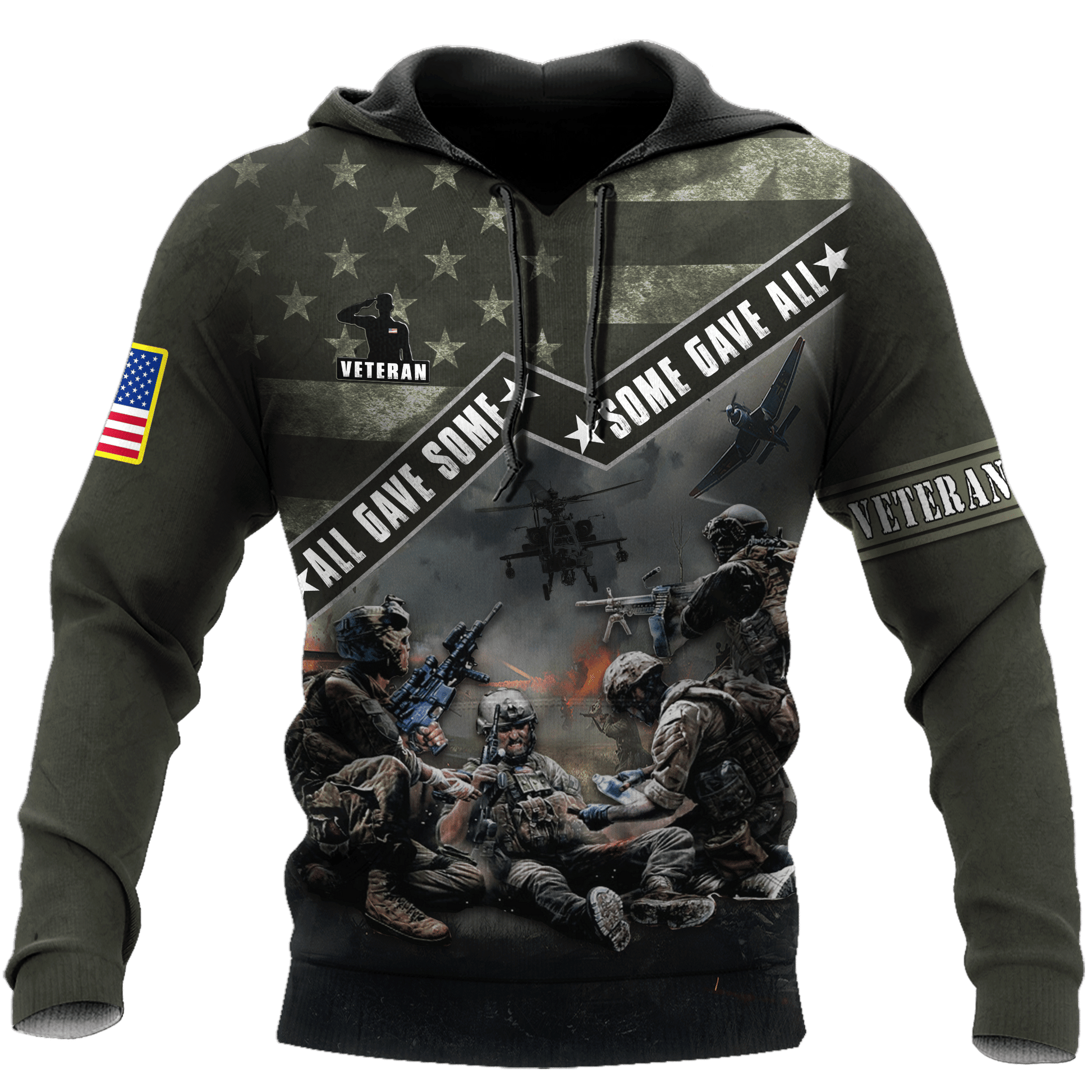 US Veteran - Honor The Fallen 3D All Over Printed Unisex Shirts TT170801-VET , Gifts for veterans