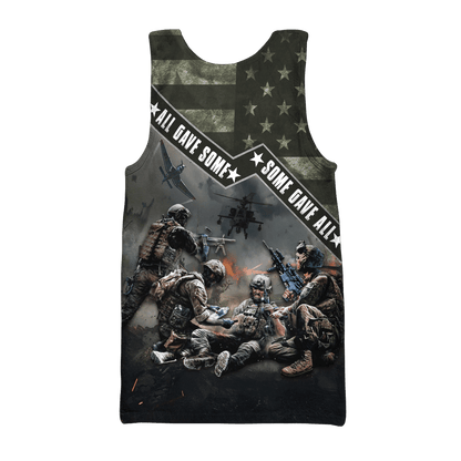 US Veteran - Honor The Fallen 3D All Over Printed Unisex Shirts TT170801-VET , Gifts for veterans