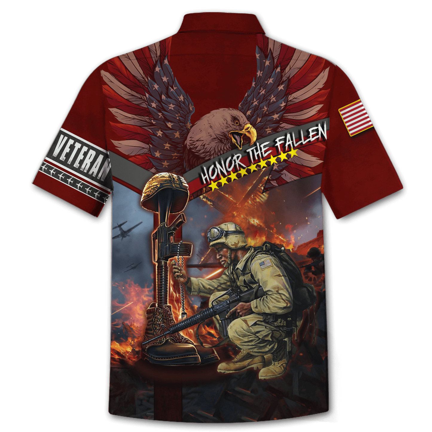US Veteran - Honor The Fallen 3D All Over Printed Unisex Shirts TT180801-VET , Gifts for veterans