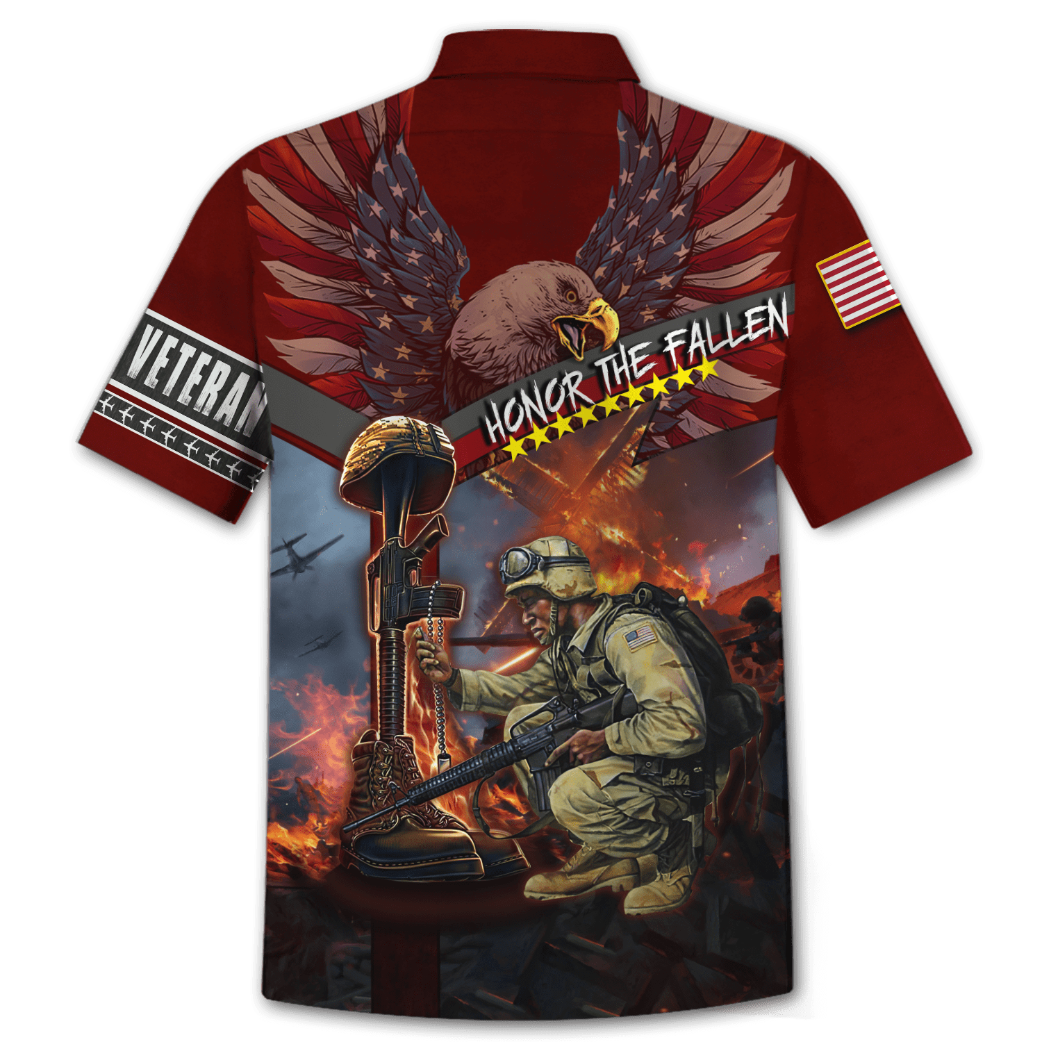 US Veteran - Honor The Fallen 3D All Over Printed Unisex Shirts TT180801-VET , Gifts for veterans