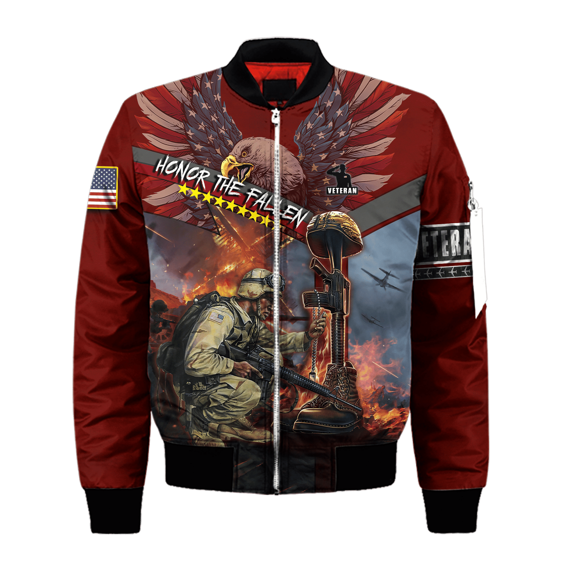 US Veteran - Honor The Fallen 3D All Over Printed Unisex Shirts TT180801-VET , Gifts for veterans