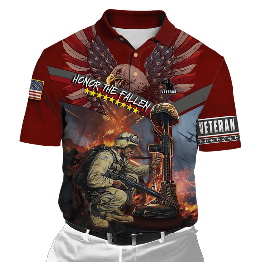US Veteran - Honor The Fallen 3D All Over Printed Unisex Shirts TT180801-VET , Gifts for veterans