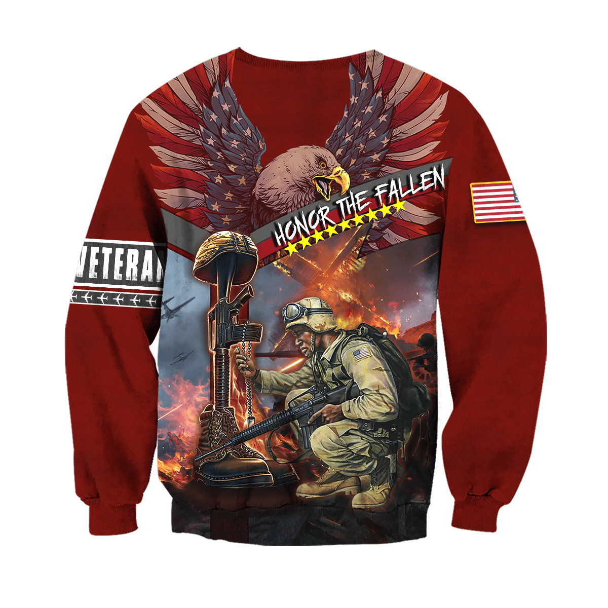US Veteran - Honor The Fallen 3D All Over Printed Unisex Shirts TT180801-VET , Gifts for veterans