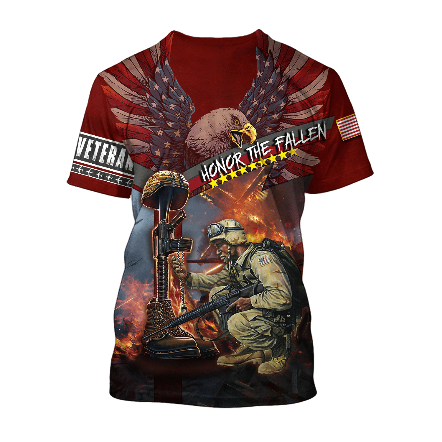 US Veteran - Honor The Fallen 3D All Over Printed Unisex Shirts TT180801-VET , Gifts for veterans