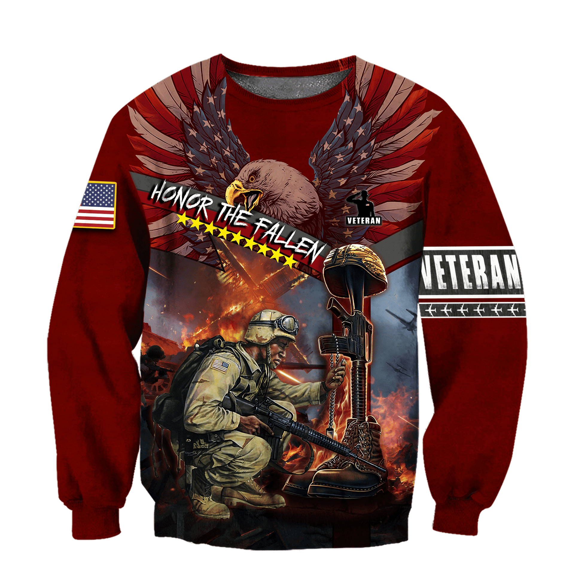 US Veteran - Honor The Fallen 3D All Over Printed Unisex Shirts TT180801-VET , Gifts for veterans