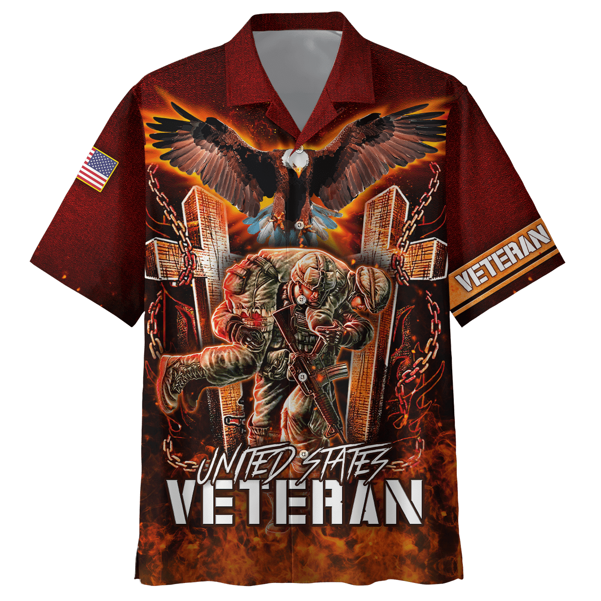 US Veteran - Honor The Fallen 3D All Over Printed Unisex Shirts MH30082201 - VET , Gifts for veterans