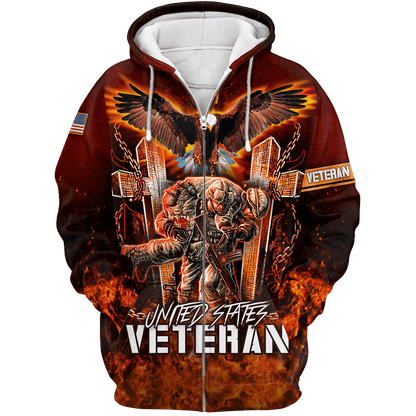 US Veteran - Honor The Fallen 3D All Over Printed Unisex Shirts MH30082201 - VET , Gifts for veterans
