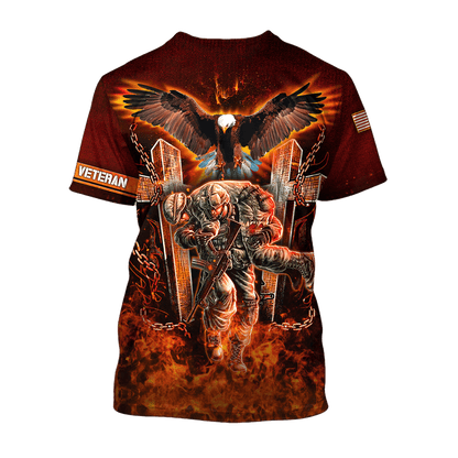 US Veteran - Honor The Fallen 3D All Over Printed Unisex Shirts MH30082201 - VET , Gifts for veterans