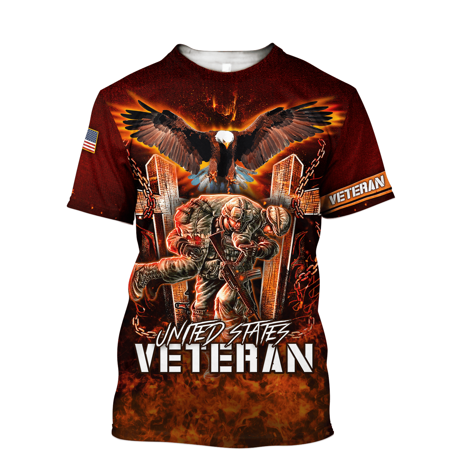 US Veteran - Honor The Fallen 3D All Over Printed Unisex Shirts MH30082201 - VET , Gifts for veterans