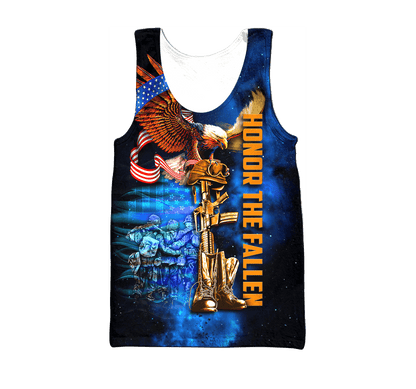 US Veteran - Honor The Fallen 3D All Over Printed Unisex Shirts MH30082202 - VET , Gifts for veterans