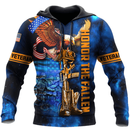 US Veteran - Honor The Fallen 3D All Over Printed Unisex Shirts MH30082202 - VET , Gifts for veterans