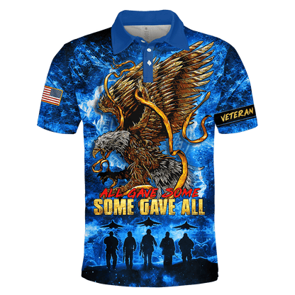 US Veteran - All Gave Some Some Gave All Unisex Shirts MON30082202-VET , Gifts for veterans