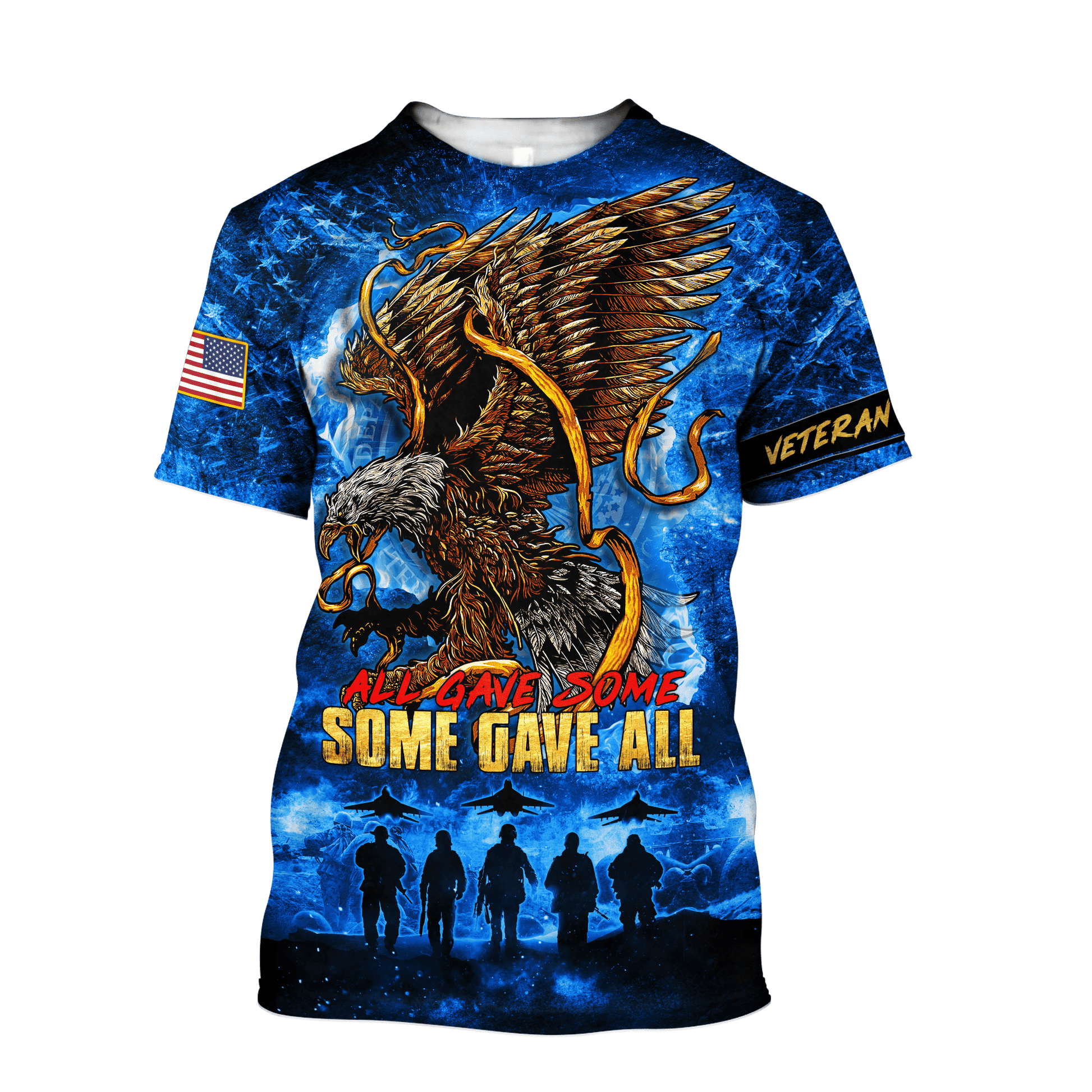 US Veteran - All Gave Some Some Gave All Unisex Shirts MON30082202-VET , Gifts for veterans