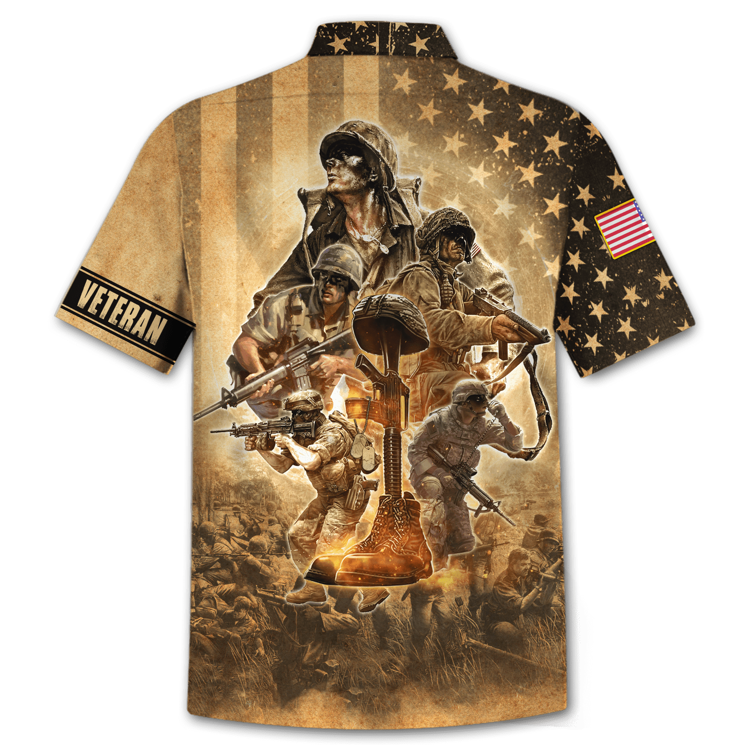 US Veteran - Home Of The Free Because Of The Brave Unisex Shirts MON30082201-VET , Gifts for veterans