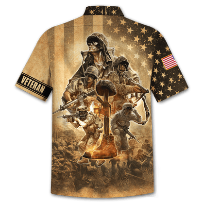US Veteran - Home Of The Free Because Of The Brave Unisex Shirts MON30082201-VET , Gifts for veterans
