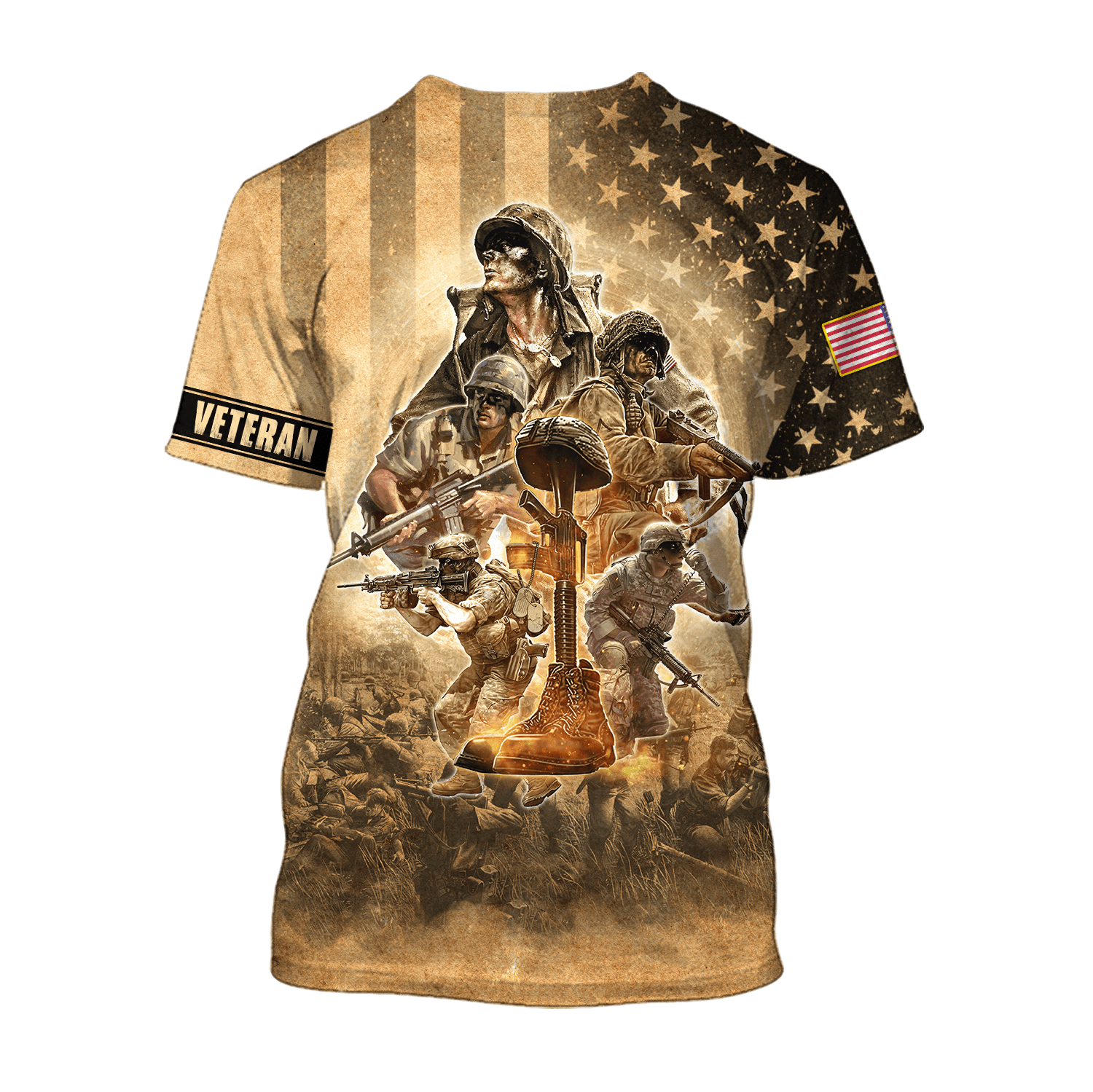 US Veteran - Home Of The Free Because Of The Brave Unisex Shirts MON30082201-VET , Gifts for veterans