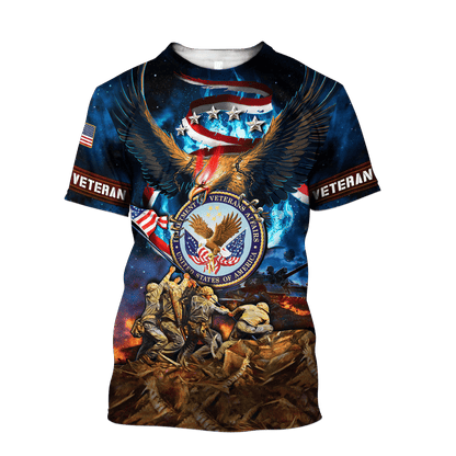 US Veteran - Raising The Flag On Iwo Jima Unisex Shirts MH12092202 - VET , Gifts for veterans