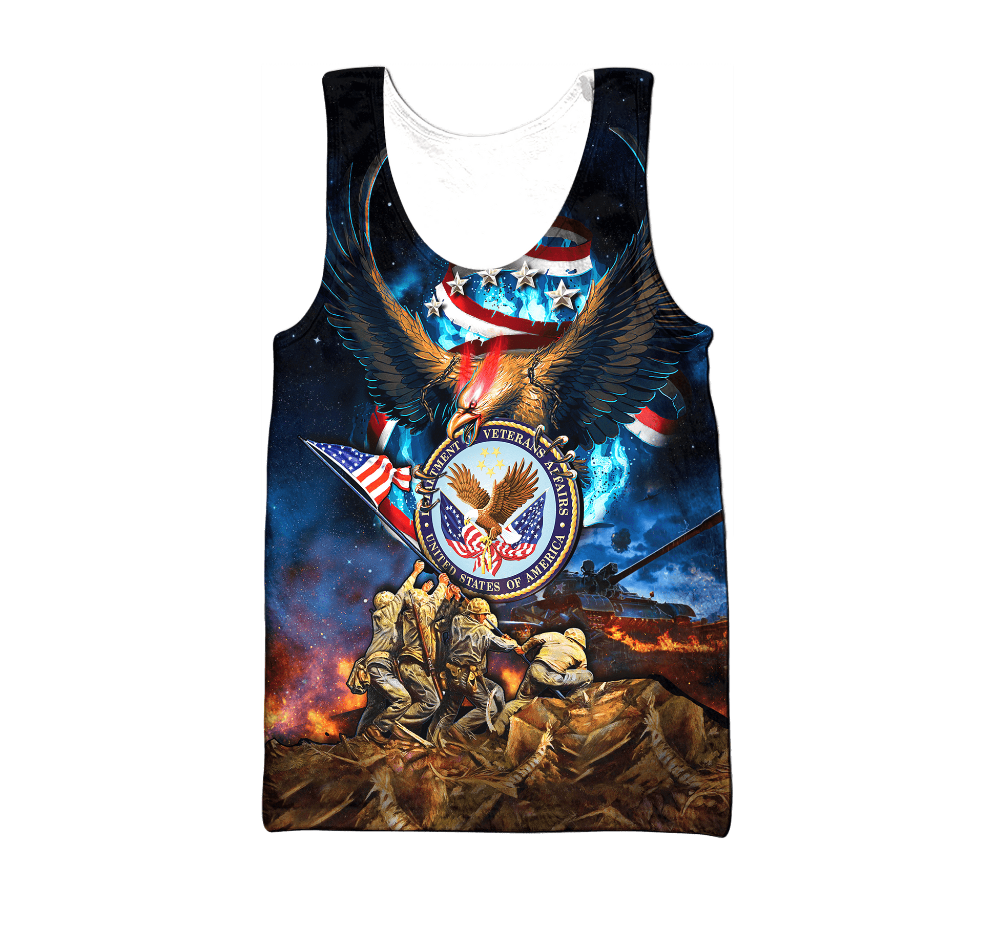 US Veteran - Raising The Flag On Iwo Jima Unisex Shirts MH12092202 - VET , Gifts for veterans