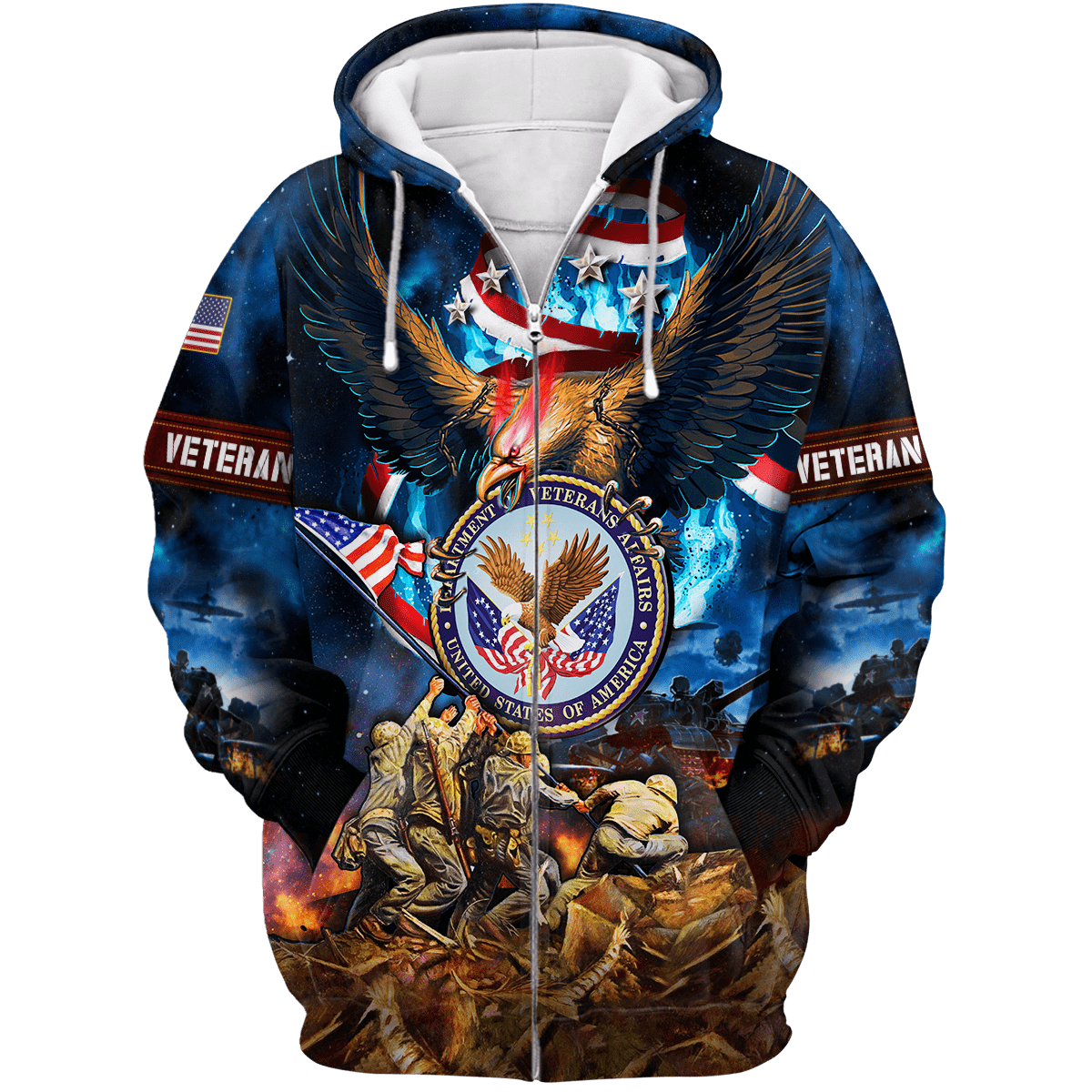 US Veteran - Raising The Flag On Iwo Jima Unisex Shirts MH12092202 - VET , Gifts for veterans