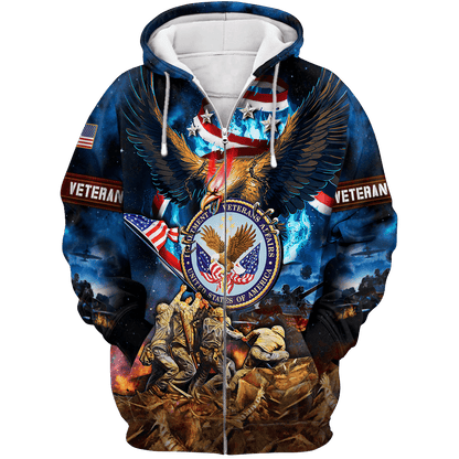 US Veteran - Raising The Flag On Iwo Jima Unisex Shirts MH12092202 - VET , Gifts for veterans