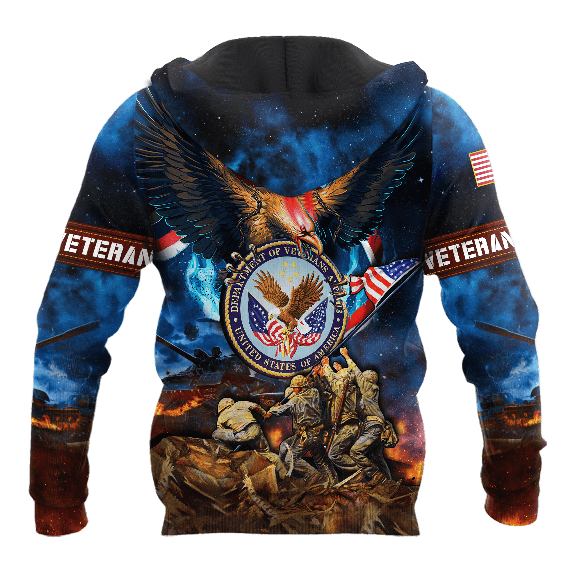 US Veteran - Raising The Flag On Iwo Jima Unisex Shirts MH12092202 - VET , Gifts for veterans