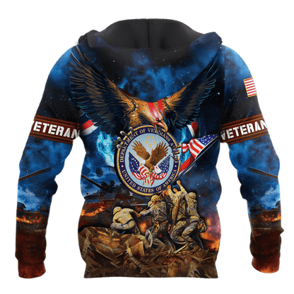 US Veteran - Raising The Flag On Iwo Jima Unisex Shirts MH12092202 - VET , Gifts for veterans
