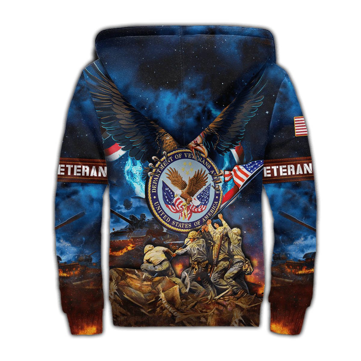 US Veteran - Raising The Flag On Iwo Jima Unisex Shirts MH12092202 - VET , Gifts for veterans