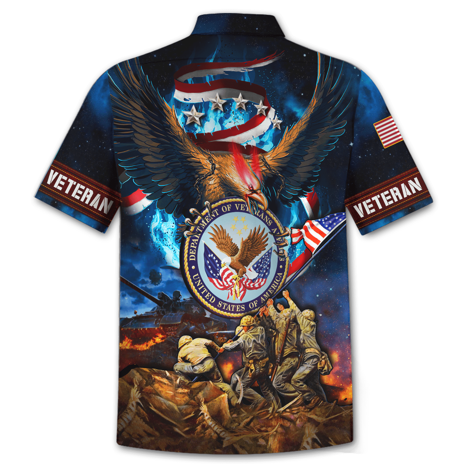 US Veteran - Raising The Flag On Iwo Jima Unisex Shirts MH12092202 - VET , Gifts for veterans