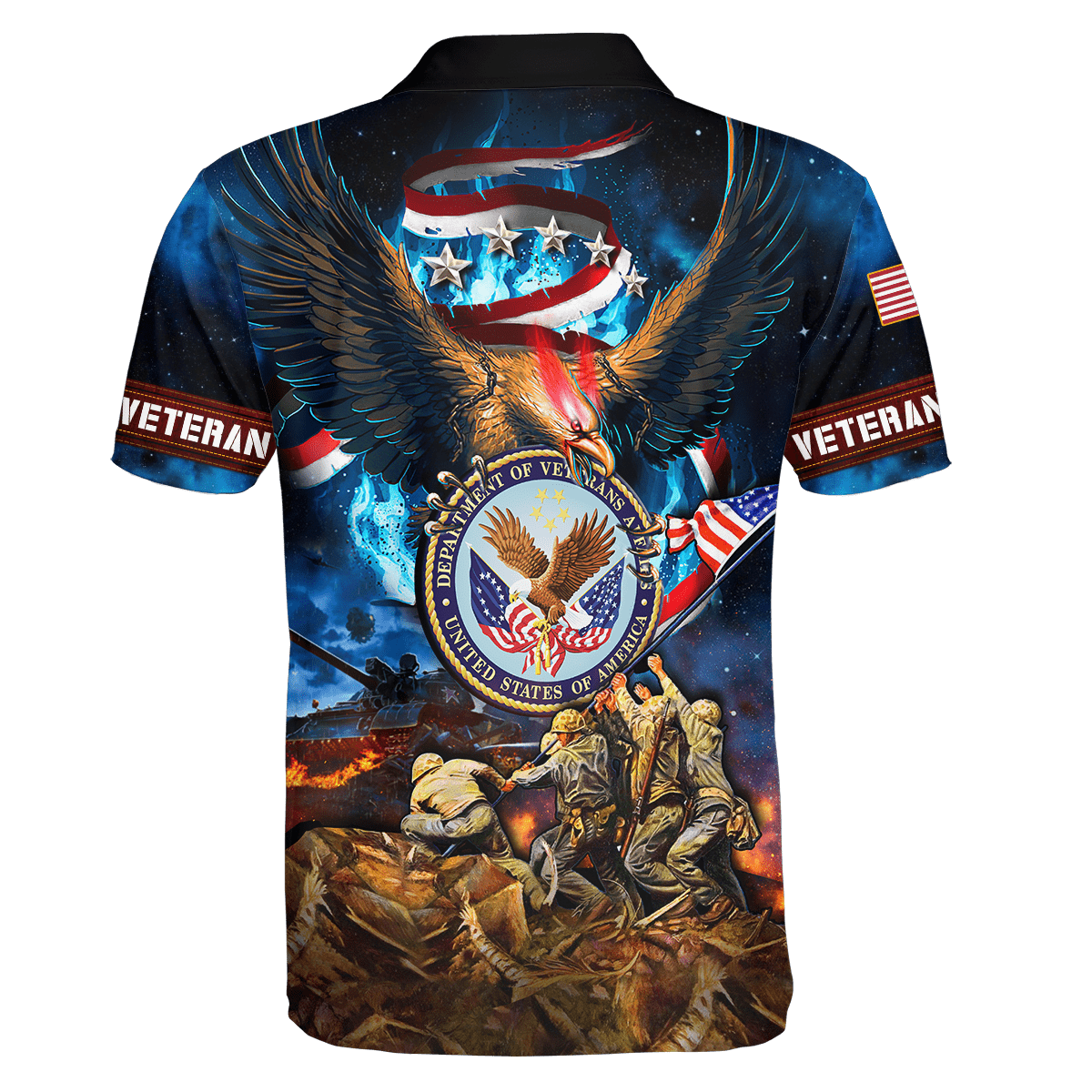 US Veteran - Raising The Flag On Iwo Jima Unisex Shirts MH12092202 - VET , Gifts for veterans