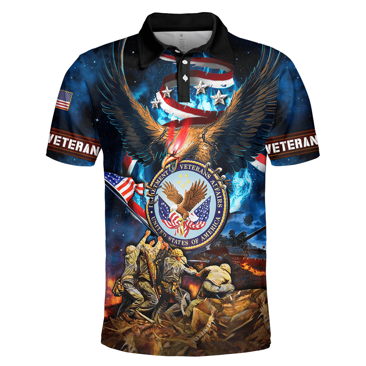US Veteran - Raising The Flag On Iwo Jima Unisex Shirts MH12092202 - VET , Gifts for veterans