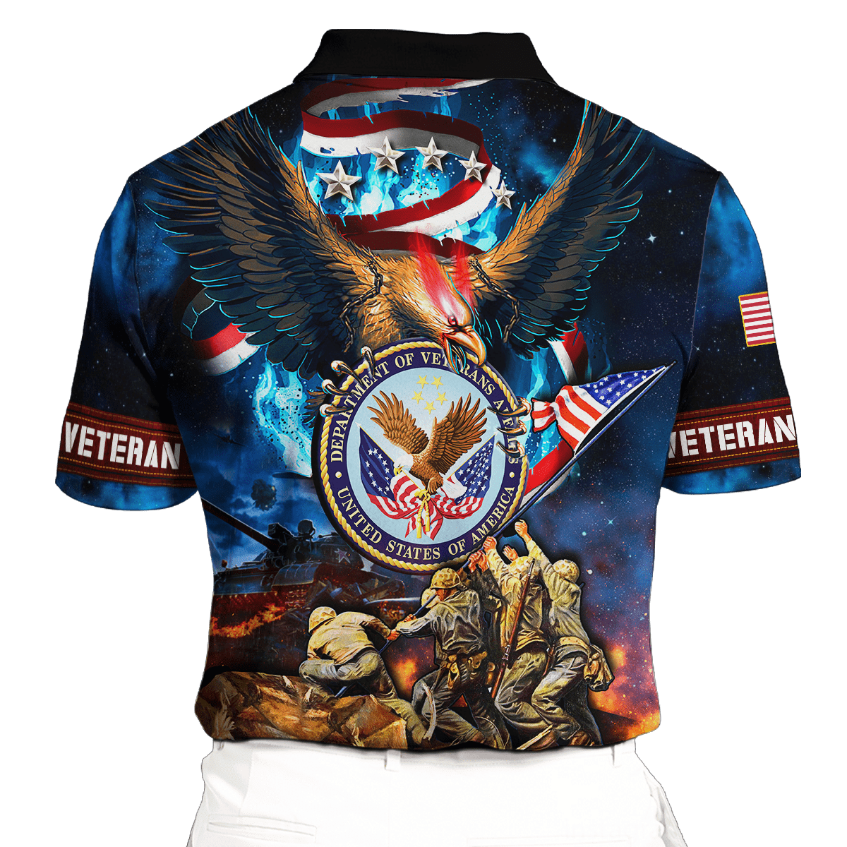 US Veteran - Raising The Flag On Iwo Jima Unisex Shirts MH12092202 - VET , Gifts for veterans