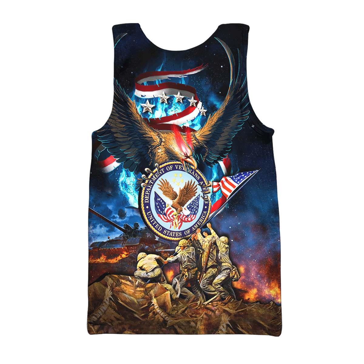 US Veteran - Raising The Flag On Iwo Jima Unisex Shirts MH12092202 - VET , Gifts for veterans