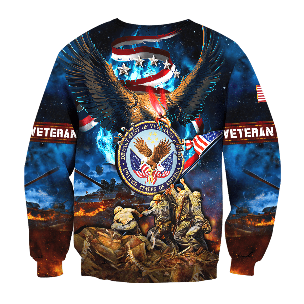 US Veteran - Raising The Flag On Iwo Jima Unisex Shirts MH12092202 - VET , Gifts for veterans