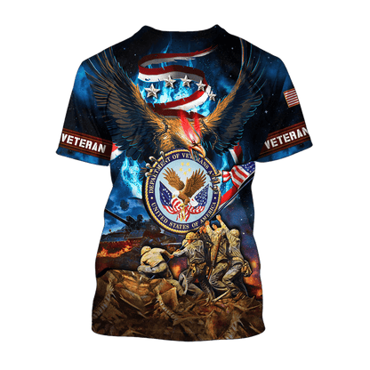US Veteran - Raising The Flag On Iwo Jima Unisex Shirts MH12092202 - VET , Gifts for veterans