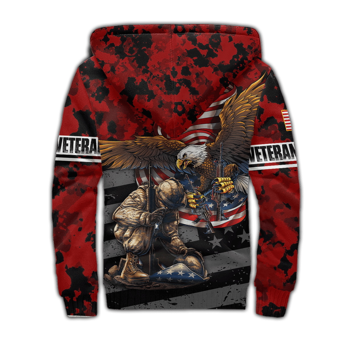 US Veteran - Eagle With American Flag Unisex Shirts TT041001-VET , Gifts for veterans