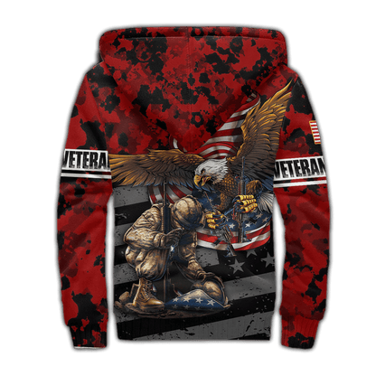 US Veteran - Eagle With American Flag Unisex Shirts TT041001-VET , Gifts for veterans