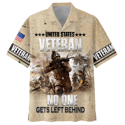 US Veteran - No One Gets Left Behind Unisex Shirts TT051001-VET , Gifts for veterans