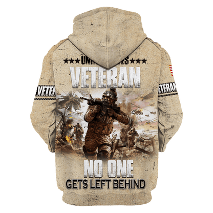 US Veteran - No One Gets Left Behind Unisex Shirts TT051001-VET , Gifts for veterans