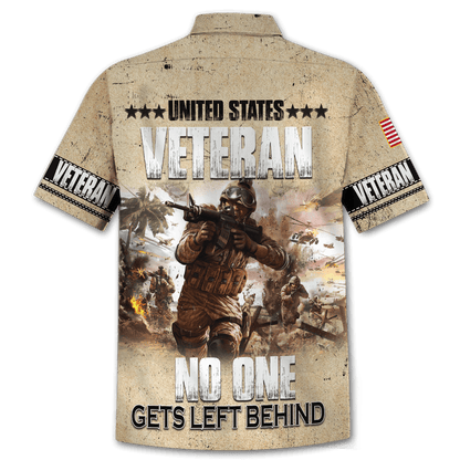 US Veteran - No One Gets Left Behind Unisex Shirts TT051001-VET , Gifts for veterans