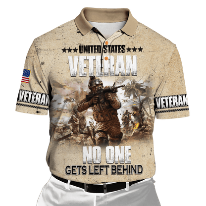 US Veteran - No One Gets Left Behind Unisex Shirts TT051001-VET , Gifts for veterans