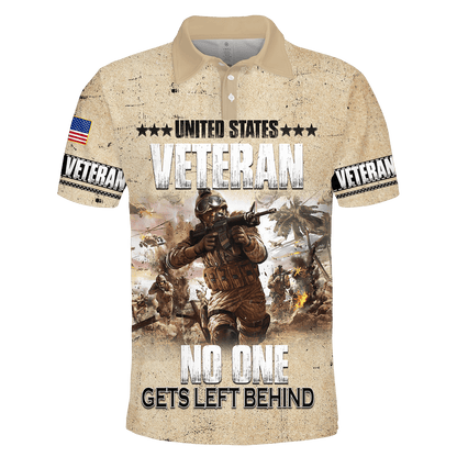US Veteran - No One Gets Left Behind Unisex Shirts TT051001-VET , Gifts for veterans