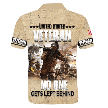 US Veteran - No One Gets Left Behind Unisex Shirts TT051001-VET , Gifts for veterans