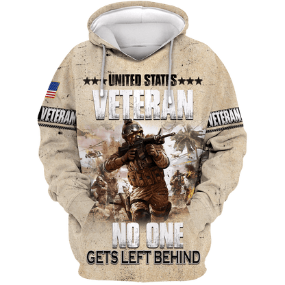 US Veteran - No One Gets Left Behind Unisex Shirts TT051001-VET , Gifts for veterans