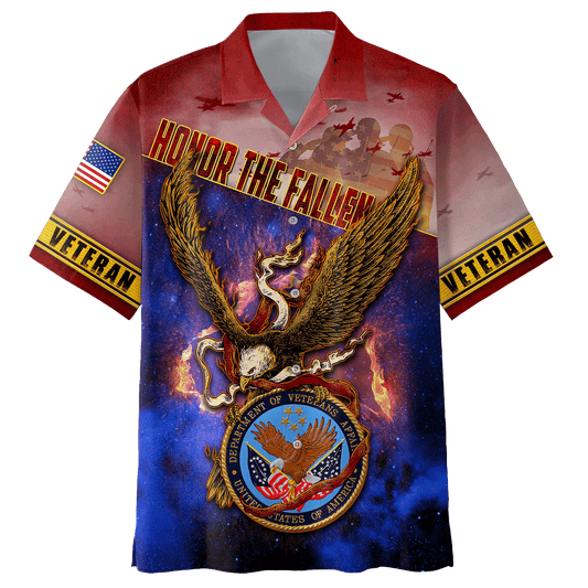 US Veteran - Flying Eagle Honor The Fallen Unisex Shirts TT300901-VET , Gifts for veterans