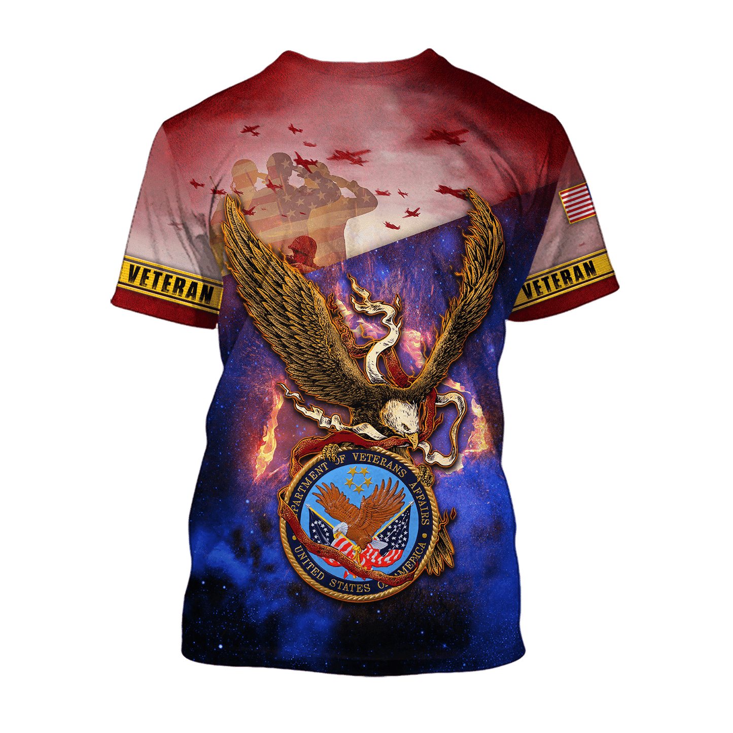 US Veteran - Flying Eagle Honor The Fallen Unisex Shirts TT300901-VET , Gifts for veterans