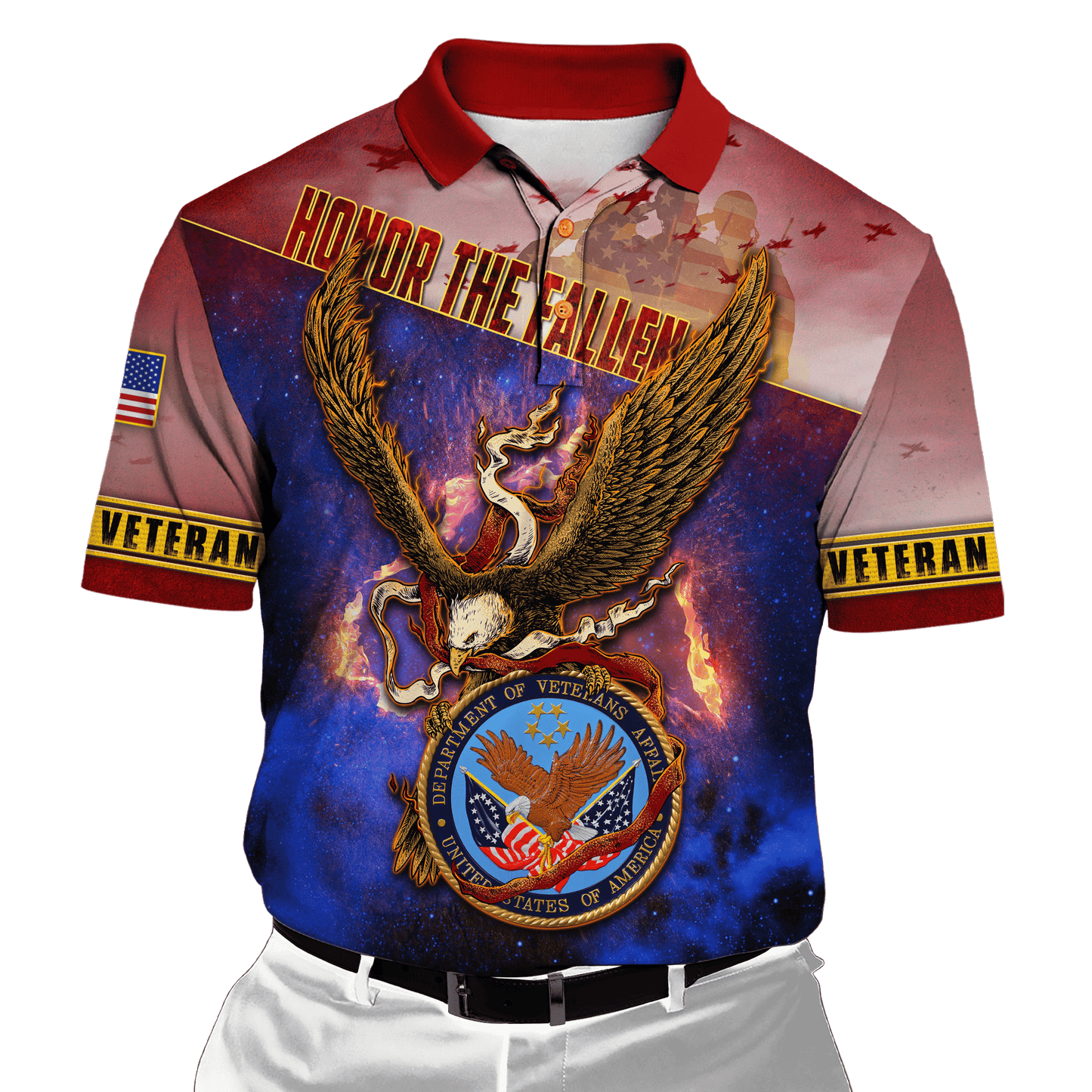 US Veteran - Flying Eagle Honor The Fallen Unisex Shirts TT300901-VET , Gifts for veterans