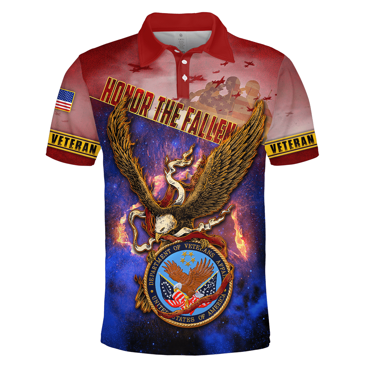 US Veteran - Flying Eagle Honor The Fallen Unisex Shirts TT300901-VET , Gifts for veterans