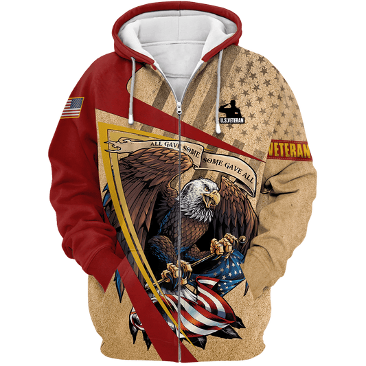 US Veteran - All Gave Some Some Gave All Unisex Shirts MON03102201-VET , Gifts for veterans