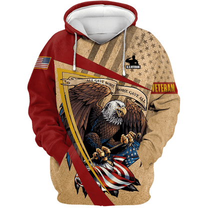US Veteran - All Gave Some Some Gave All Unisex Shirts MON03102201-VET , Gifts for veterans