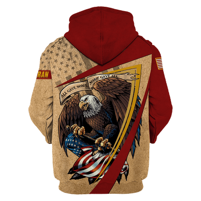 US Veteran - All Gave Some Some Gave All Unisex Shirts MON03102201-VET , Gifts for veterans